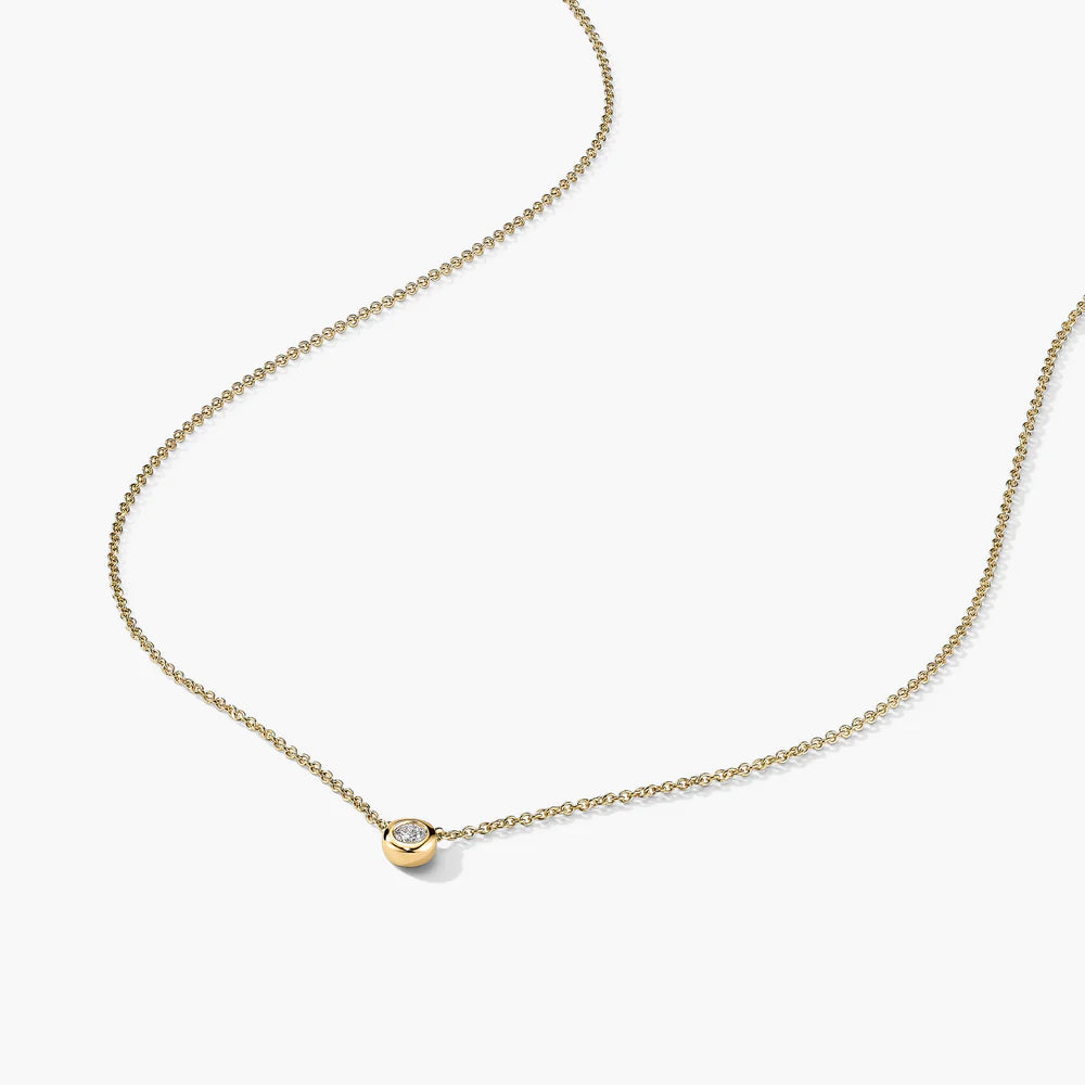 Colar Ponto de Luz em Ouro 18k – Elegância Minimalista | Saint Carvalho