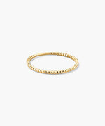 Anel Feminino Minimalista de Esferas Banhado a Ouro 18K – Saint Carvalho