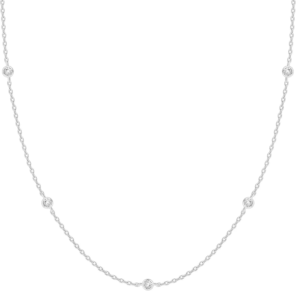 Colar Fio Dourado com Cristais Naturais 5