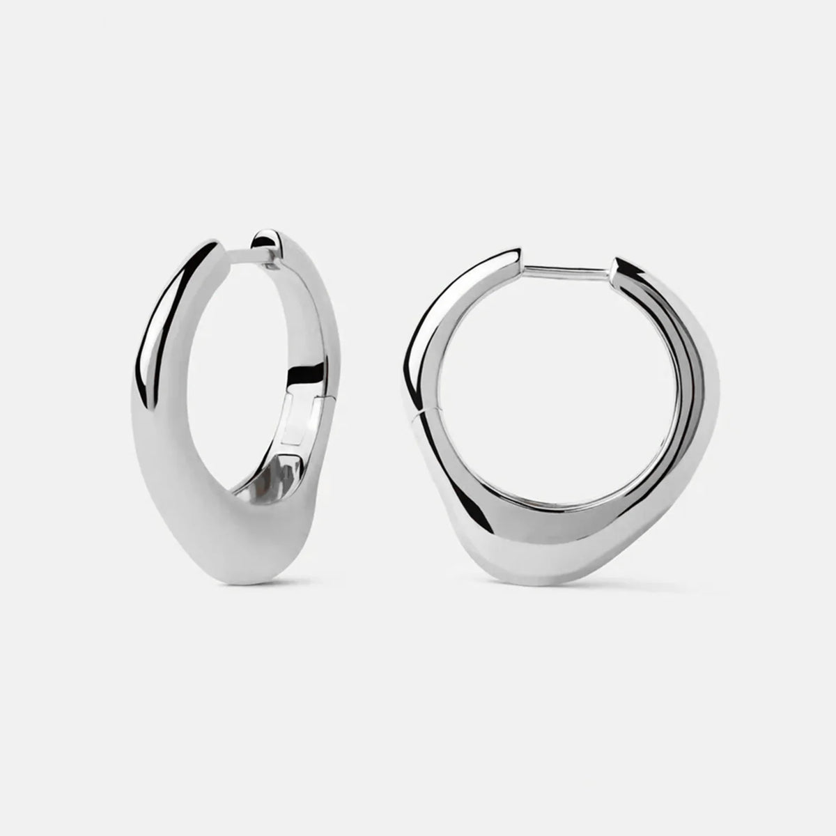 Brinco Argola Verona Pavé Banhado a Ouro 18k | Saint Carvalho