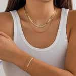Conjunto Riviera Dourado – Colares e Pulseira Saint Carvalho