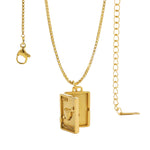 Colar Relicário “El Corazón” Dourado em Ouro 18k – Guarde o Amor em Detalhes | Saint Carvalho