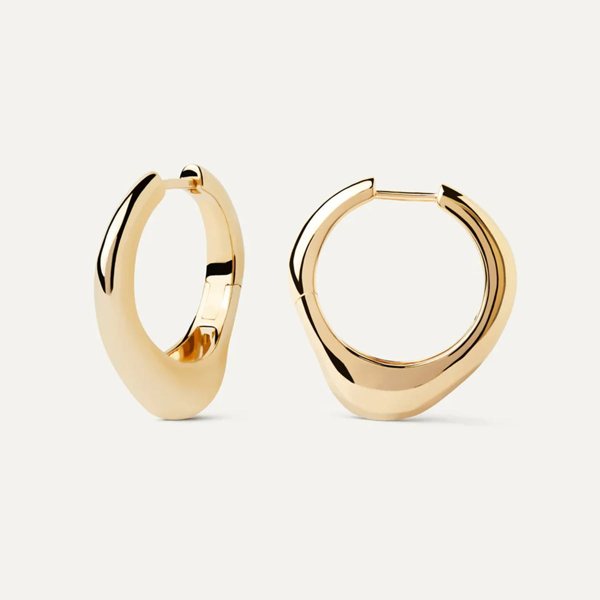 Brinco Argola Verona Pavé Banhado a Ouro 18k | Saint Carvalho