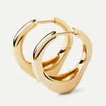 Brinco Argola Verona Pavé Banhado a Ouro 18k | Saint Carvalho