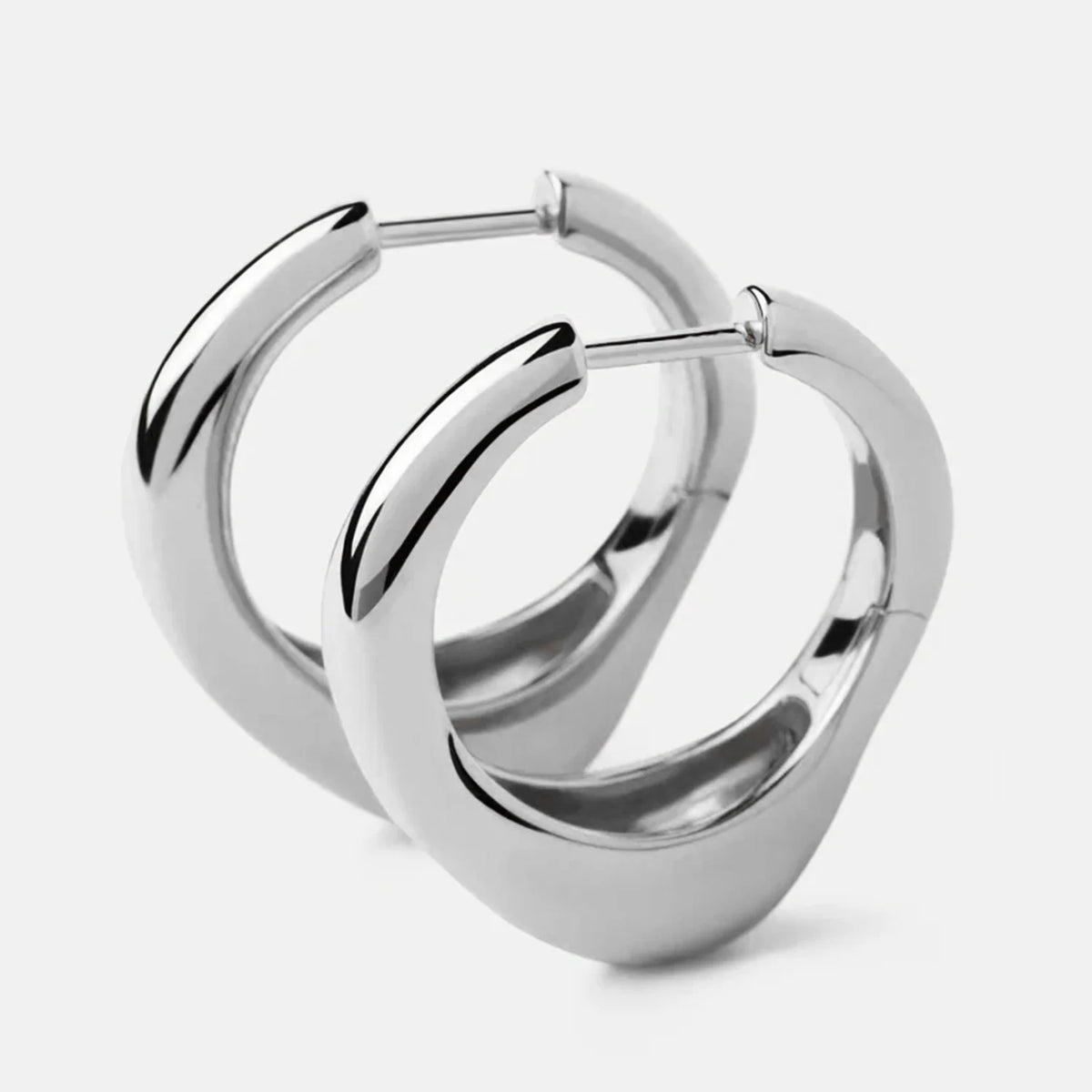Brinco Argola Verona Pavé Banhado a Ouro 18k | Saint Carvalho