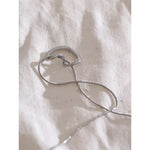 Colar Prata 925 Coração Contínuo – Minimalismo Atemporal | Saint Carvalho