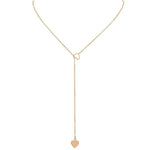 Colar Y Dourado com Coração Feminino – Linha Verona | Saint Carvalho