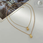 Colar Lumière Drop — Ouro Premium