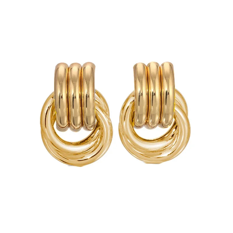 Brinco Argola Dupla em Ouro 18k – Design Marcante e Atemporal | Saint Carvalho