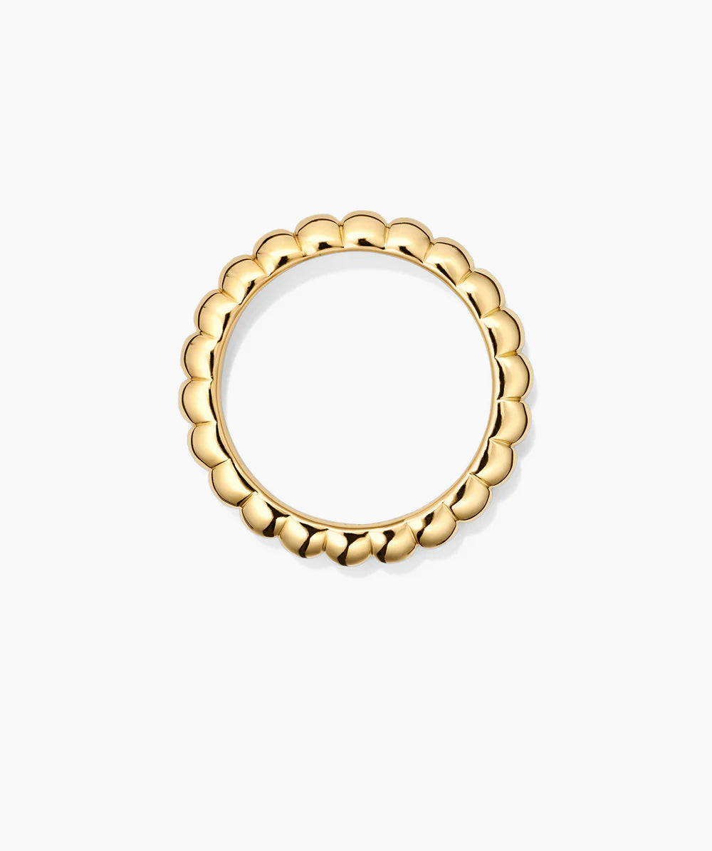 Anel Charlotte Élise em Ouro 18K – Design Esculpido e Elegância Contemporânea | Saint Carvalho