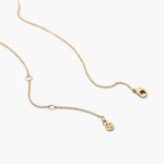 Colar Wishbone Pavé em Ouro 18k – Elegância com Brilho Sutil | Saint Carvalho