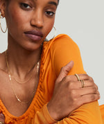 Anel Charlotte Élise em Ouro 18K – Design Esculpido e Elegância Contemporânea | Saint Carvalho