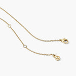 Colar Ponto de Luz em Ouro 18k – Elegância Minimalista | Saint Carvalho