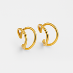 Brinco de Cartilagem Argola Minimalista em Ouro 18k | Saint Carvalho