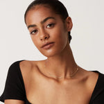 Colar Fio Dourado com Cristais Naturais 4