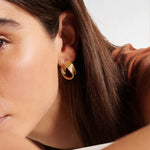 Brincos Argola Dourada Multifiada – Design Contemporâneo em Ouro 18k | Saint Carvalho