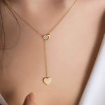 Colar Y Dourado com Coração Feminino – Linha Verona | Saint Carvalho