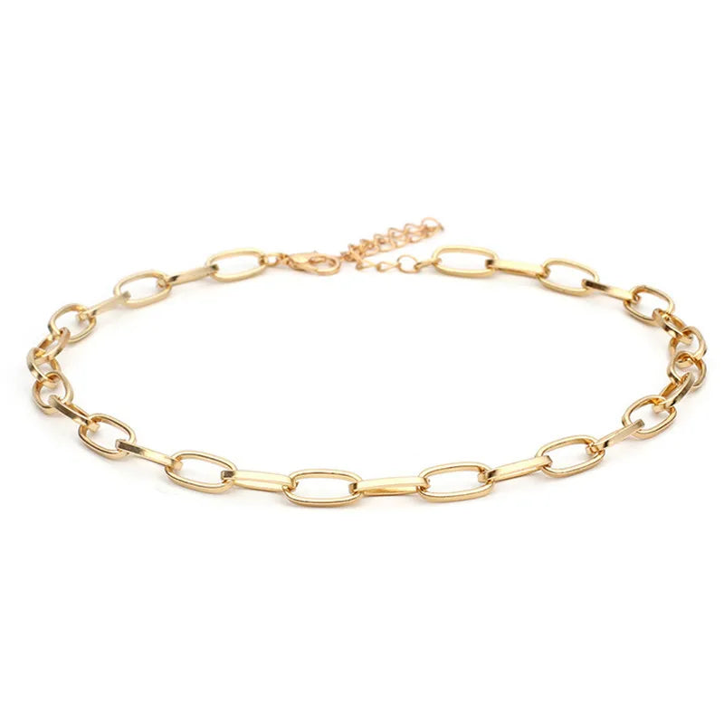 Colar Elo Dourado Grosso Feminino – Corrente Imperium | Saint Carvalho