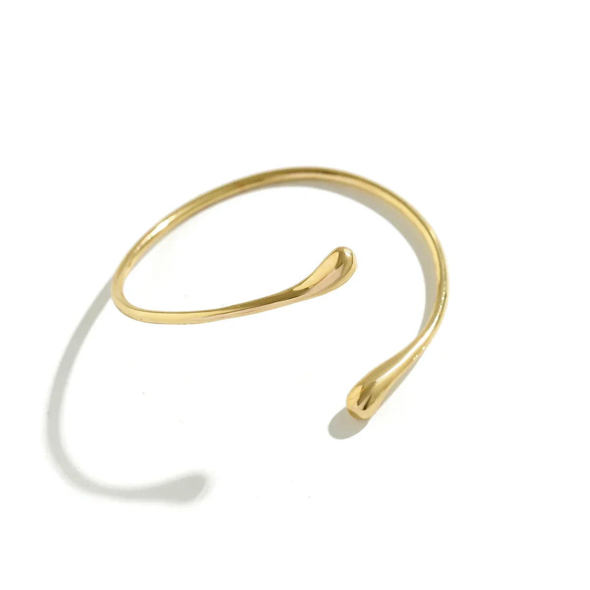 Bracelete Dourado Gota Solar – Pulseira de Braço Feminina Ajustável