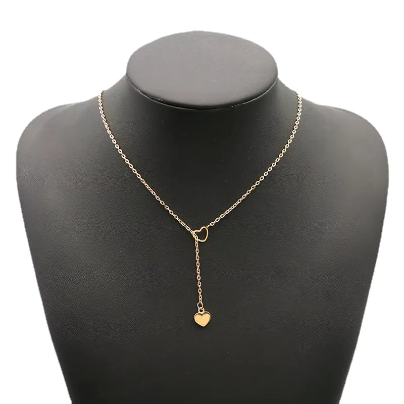 Colar Y Dourado com Coração Feminino – Linha Verona | Saint Carvalho