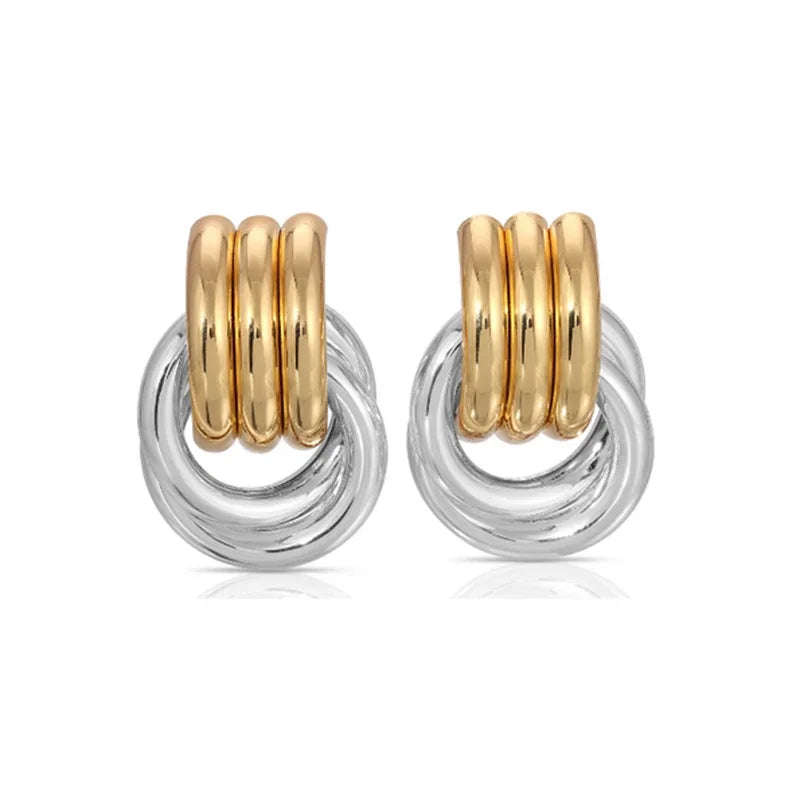 Brinco Argola Dupla em Ouro 18k – Design Marcante e Atemporal | Saint Carvalho