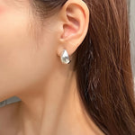 Brinco Argola Mini Dome Bicolor – Ouro e Prata | Saint Carvalho