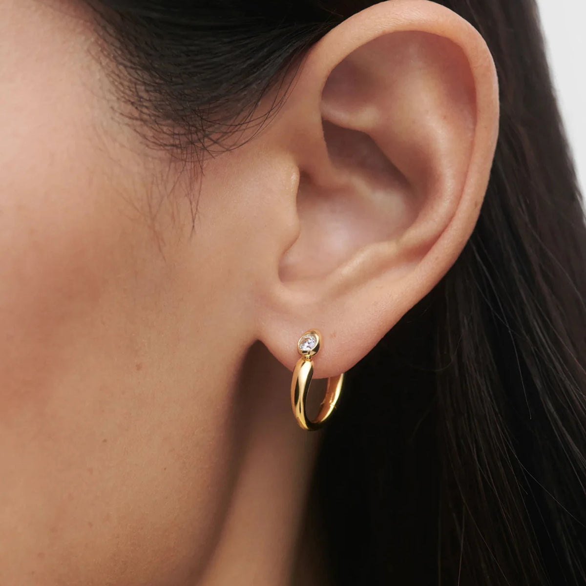 Brinco Verona Bold Banhado a Ouro 18k | Saint Carvalho