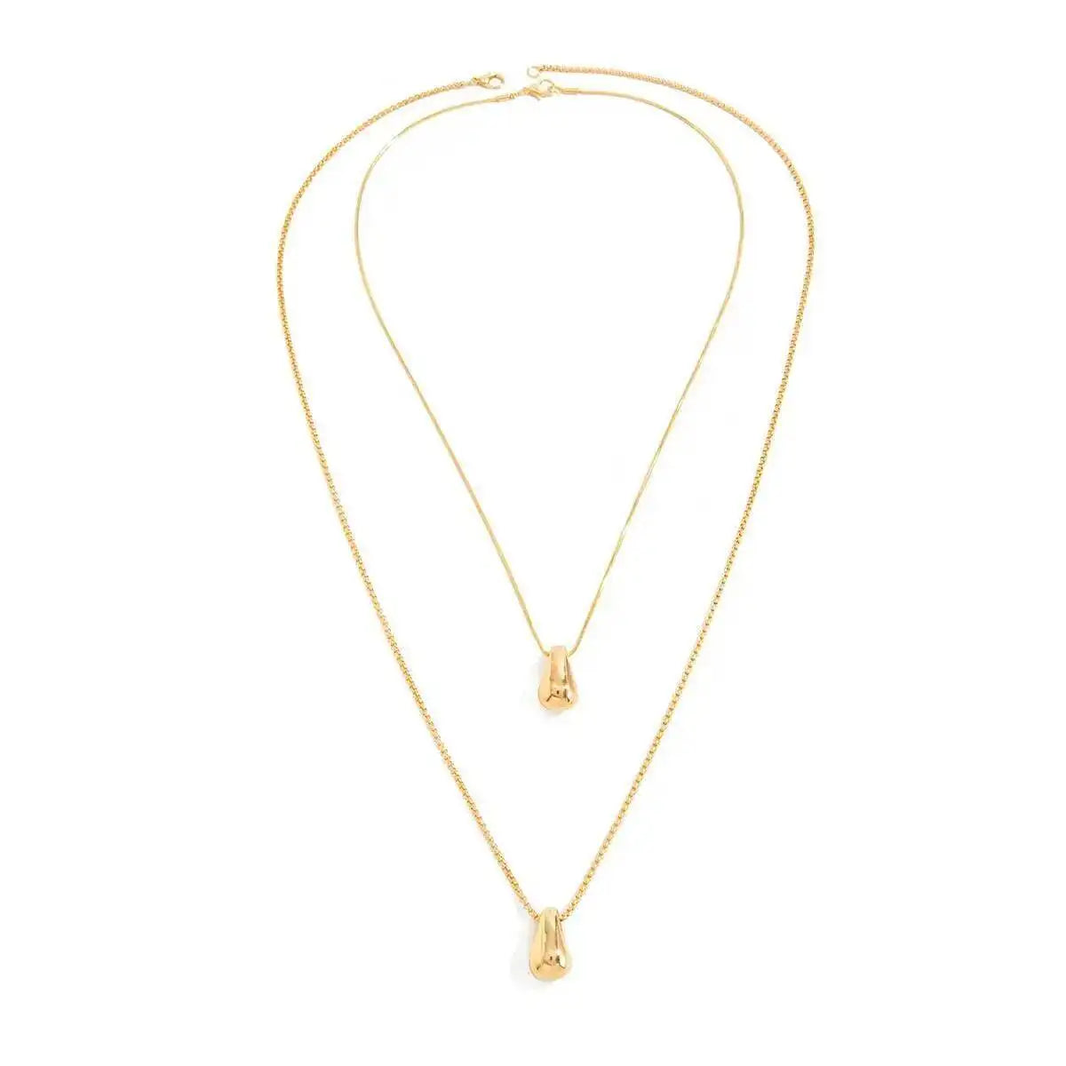 Colar Lumière Drop — Ouro Premium