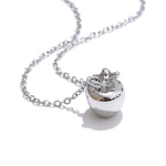 Colar Prata 925 com Pingente de Maçã Polida – Doçura Essencial | Saint Carvalho