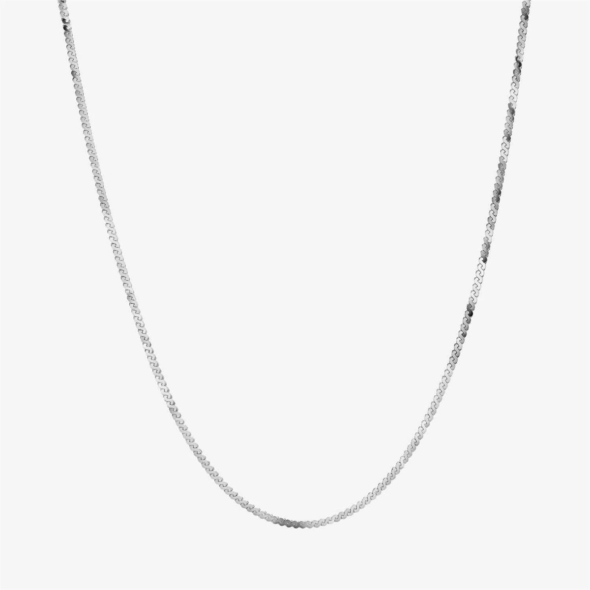 Colar Corrente Serpentina em Ouro 18k – Elegância Fluida e Atemporal | Saint Carvalho