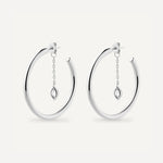 Argola Monaco Pavé Banhado a Ouro 18k | Saint Carvalho