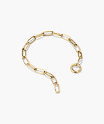 Pulseira Charlotte Slim Gold – Elegância Minimalista em Ouro Maciço | Saint Carvalho